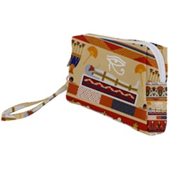 Seamless Ethnic Pattern Wristlet Pouch Bag (small)