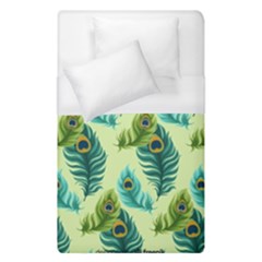 Peacock Feather Pattern Duvet Cover (single Size) by Vaneshart