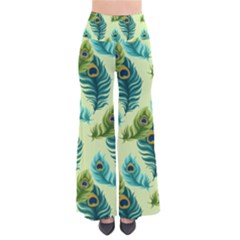 Peacock Feather Pattern So Vintage Palazzo Pants by Vaneshart