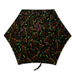 Seamless Pattern Kwanzaa With Traditional Colored Candles Mini Folding Umbrellas by Vaneshart