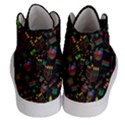 Seamless Pattern Kwanzaa With Traditional Colored Candles Men s Hi-Top Skate Sneakers View4