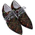 Seamless Pattern Kwanzaa With Traditional Colored Candles Women s Pointed Oxford Shoes View3