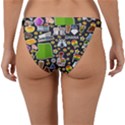 Vector Flat Seamless Texture Pattern Ghana Band Bikini Bottom View2