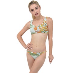 Peacock Flower Seamless Pattern The Little Details Bikini Set by Vaneshart