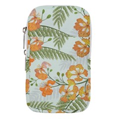 Peacock Flower Seamless Pattern Waist Pouch (small)