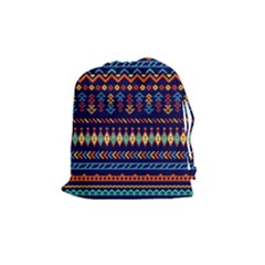 Decorative Pattern Ethnic Style Drawstring Pouch (medium) by Vaneshart