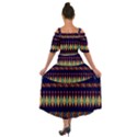 Decorative Pattern Ethnic Style Shoulder Straps Boho Maxi Dress  View2