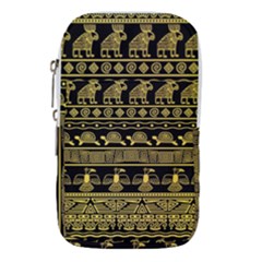 Tribal Gold Seamless Pattern With Mexican Texture Waist Pouch (small)