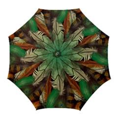 Feathers Realistic Pattern Golf Umbrellas by Vaneshart