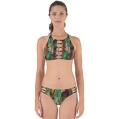 Feathers Realistic Pattern Perfectly Cut Out Bikini Set by Vaneshart