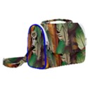 Feathers Realistic Pattern Satchel Shoulder Bag View2