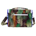 Feathers Realistic Pattern Satchel Shoulder Bag View3