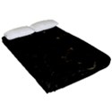 Black Marbled Surface Fitted Sheet (Queen Size) View2