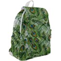 Peacock Feathers Pattern Top Flap Backpack View2