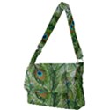 Peacock Feathers Pattern Full Print Messenger Bag View1