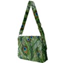 Peacock Feathers Pattern Full Print Messenger Bag View2