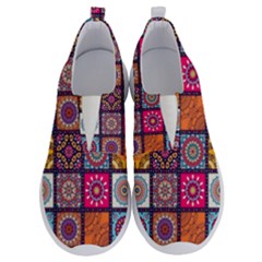 Mandala Pattern No Lace Lightweight Shoes