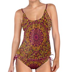 Mandala Vector Tribal Vintage Ethnic Seamless Pattern Print Tankini Set by Vaneshart