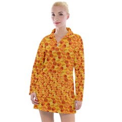 Honeycomb Women s Long Sleeve Casual Dress by retrotoomoderndesigns