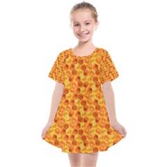 Honeycomb Kids  Smock Dress by retrotoomoderndesigns