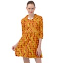 Honeycomb Mini Skater Shirt Dress View1