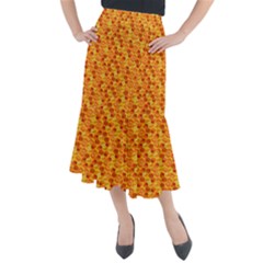 Honeycomb Midi Mermaid Skirt