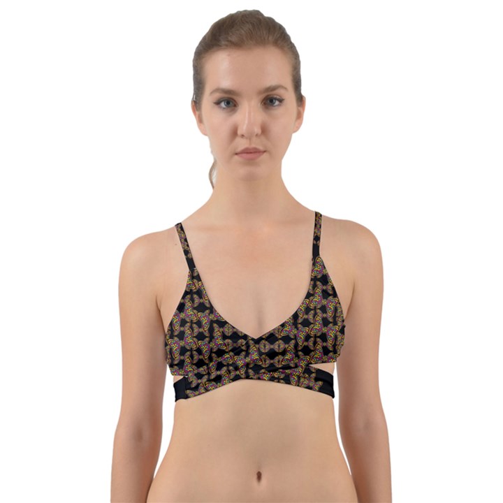 Butterflies In The Sky Giving Freedom Wrap Around Bikini Top