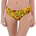 Orange Yellow Sunflowers Reversible Classic Bikini Bottoms View3