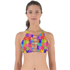 Rainbow Jigsaw Puzzle Perfectly Cut Out Bikini Top