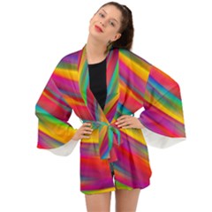 Rainbow Dreams Long Sleeve Kimono