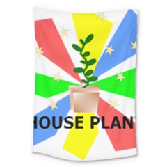 House Plant Large Tapestry by okhismakingart