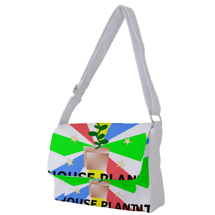 HOUSE PLANT Full Print Messenger Bag