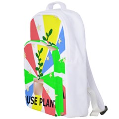 House Plant Double Compartment Backpack by okhismakingart