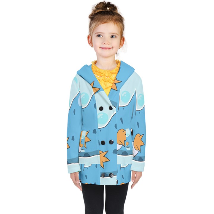 Patokip Kids  Double Breasted Button Coat