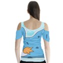 Patokip Butterfly Sleeve Cutout Tee  View2