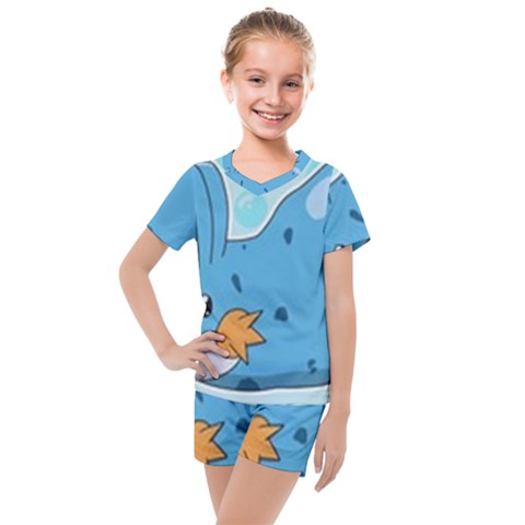 Patokip Kids  Mesh Tee And Shorts Set by Mudd7Gamin9