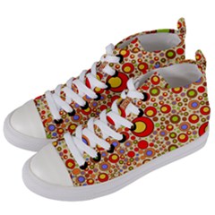 Zappwaits Pop Women s Mid-top Canvas Sneakers by zappwaits