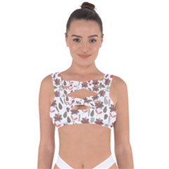 Zappwaits Flowers Bandaged Up Bikini Top by zappwaits