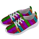 Rose Petals As A Rainbow Of Decorative Colors Women s Lightweight Sports Shoes View2