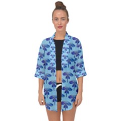 Blue Dragonfly  Open Front Chiffon Kimono by VeataAtticus