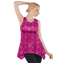 Roses And Roses A Soft Flower Bed Ornate Side Drop Tank Tunic by pepitasart