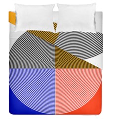 Circles Duvet Cover Double Side (queen Size) by impacteesstreetweareight