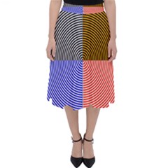 Circles Classic Midi Skirt by impacteesstreetweareight