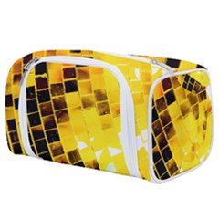 Golden Disco Ball Toiletries Pouch by essentialimage