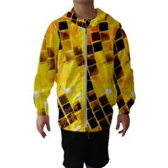 Golden Disco Ball Kids  Hooded Windbreaker by essentialimage