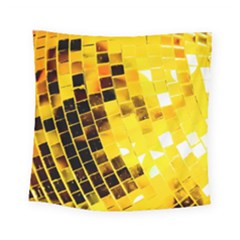 Golden Disco Ball Square Tapestry (small) by essentialimage