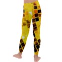 Golden Disco Ball Kids  Lightweight Velour Leggings View4