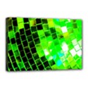 Green Disco Ball Canvas 18  x 12  (Stretched) View1