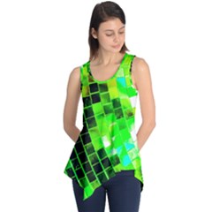 Green Disco Ball Sleeveless Tunic by essentialimage