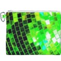 Green Disco Ball Canvas Cosmetic Bag (XXXL) View1